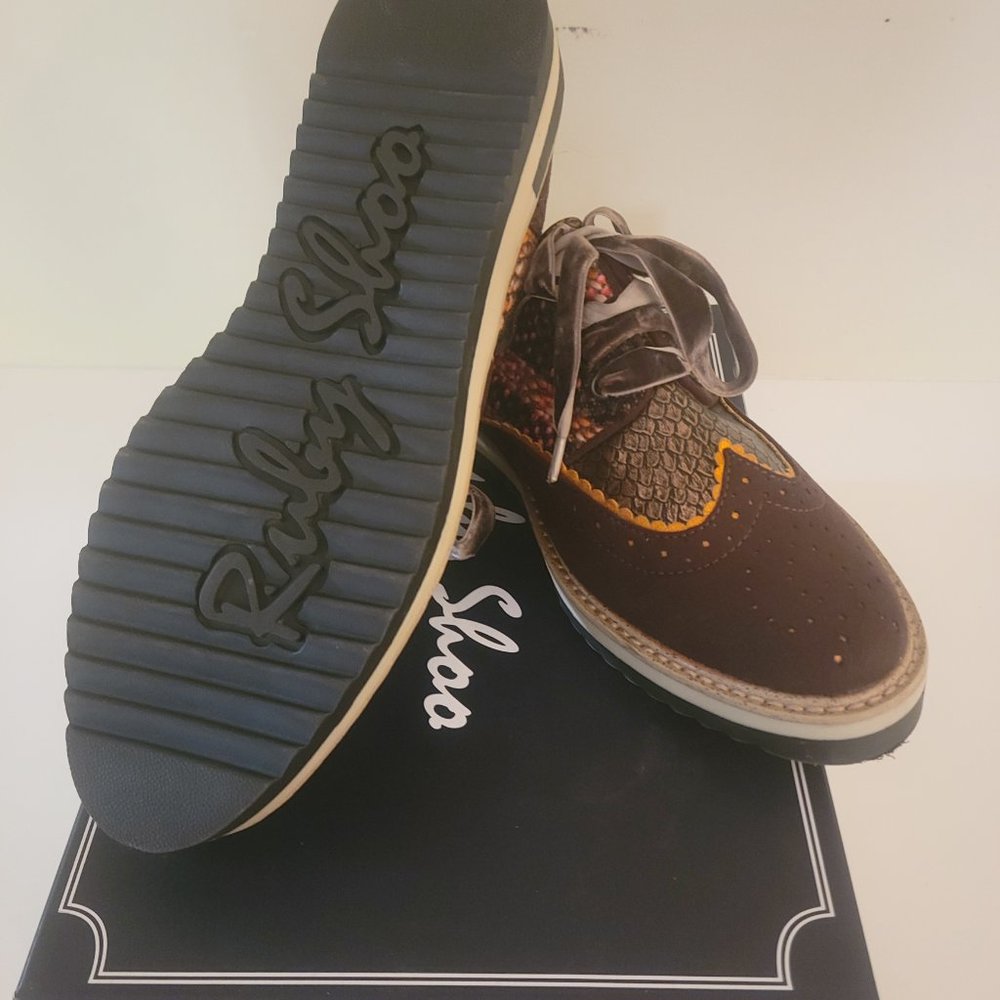 Ruby Shoo wing tip oxford - Picture 3 of 4